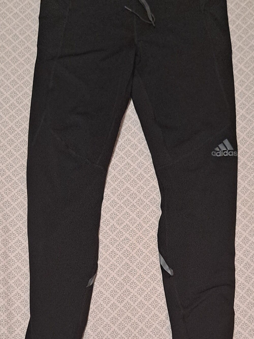 adidas L  Black Tech Fleece Joggers with Logo Aeroready